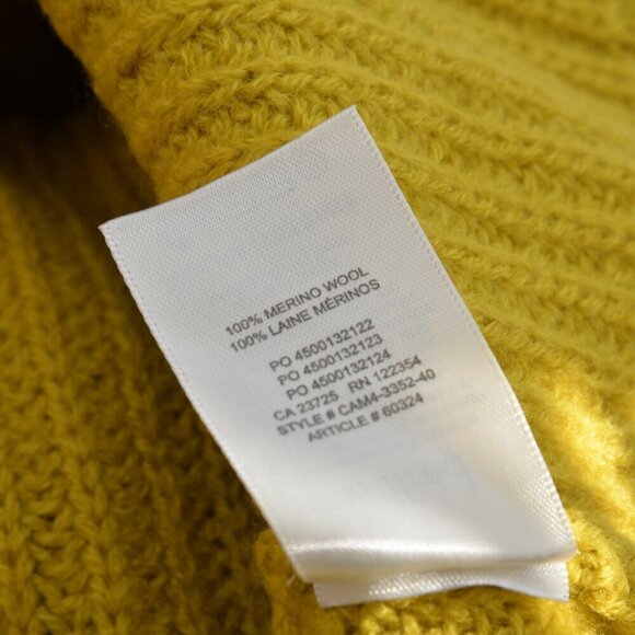 Aritzia Wilfred Montpellier Knit Merino Wool Turtleneck Dark Sunkissed Sz M - Picture 8 of 8